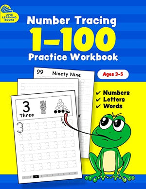 Number Tracing Book for Preschoolers and Kids
