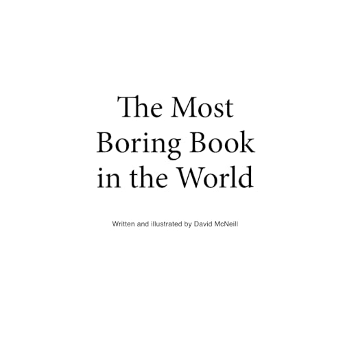 The Most Boring Book In The World