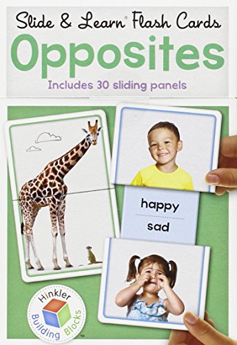 Building Blocks Slide & Learn Flashcards Opposites