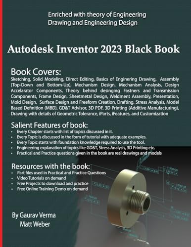 Autodesk Inventor 2023 Black Book