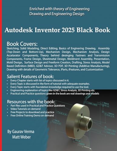 Autodesk Inventor 2025 Black Book