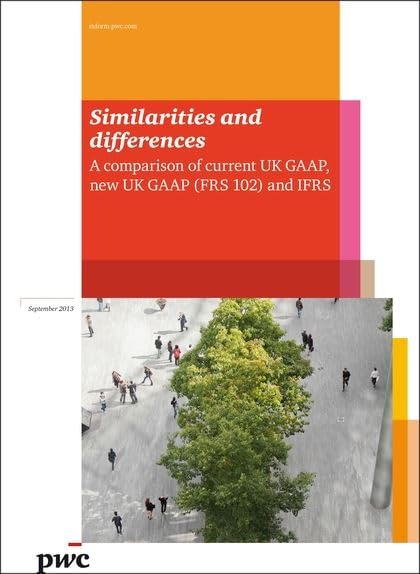 PWC Similarities and Differences: A Comparison of Current UK GAAP New UK GAAP (FRS 102) and IFRS