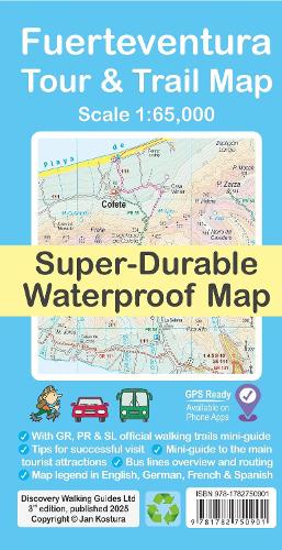 Fuerteventura Tour & Trail Map (3rd edition)