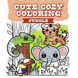 Cute Cozy Coloring: Jungle 
