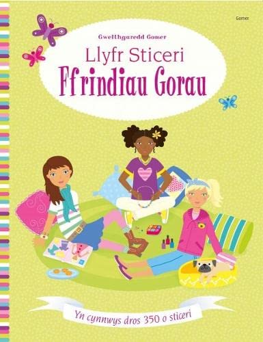 Llyfr Sticeri Ffrindiau Gorau cover