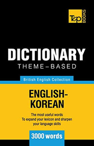 Theme-based dictionary British English-Korean - 3000 words 
