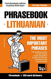 English-Lithuanian phrasebook & 250-word mini dictionary 