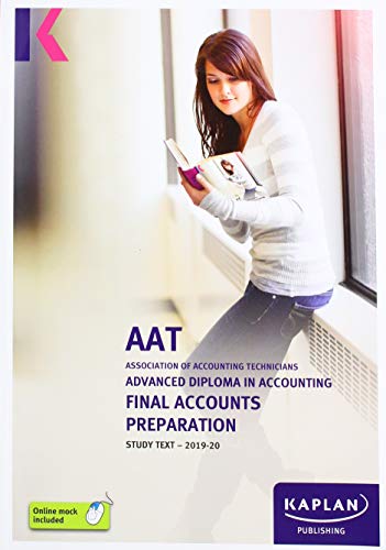 FINAL ACCOUNTS PREPARATION - STUDY TEXT