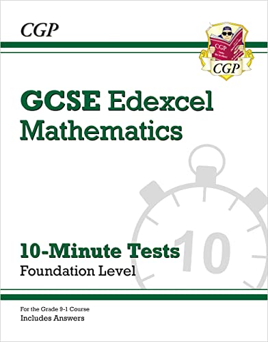 GCSE Maths Edexcel 10-Minute Tests - Foundation (includes Answers)