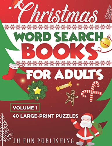 Christmas Word Search Books For Adults