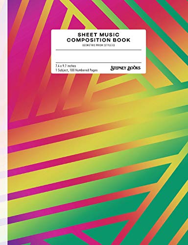 Sheet Music Composition Book