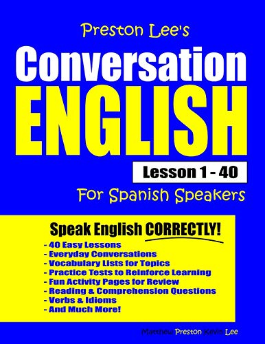 Preston Lee's Conversation English For Spanish Speakers Lesson 1 - 40