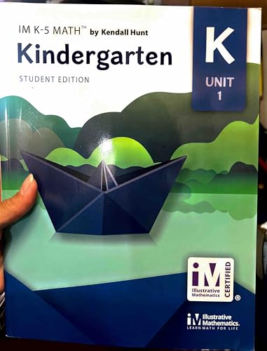 IM K-5 Math ,Kindergarten ,Student Edition ,Unit 1
