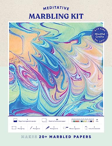 Mindful Crafts: Meditative Marbling Kit cover