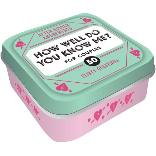 After Dinner Amusements: How Well Do You Know Me? For Couples