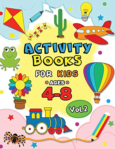 Activity books for kids ages 4-8 Vol,2