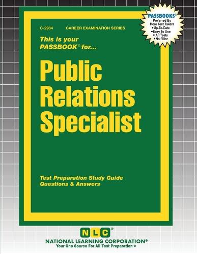 Public Relations Specialist cover