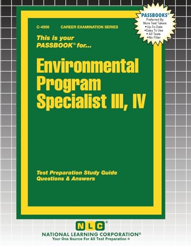 Environmental Program Specialist III, IV cover