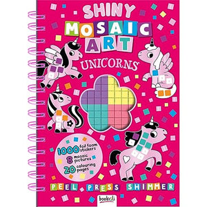 Shiny Mosaic Art Unicorns 