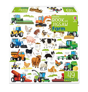 Usborne Book and Jigsaw Farm 