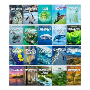 Children Introduction to Nature and Geography 20 Book Collection Set