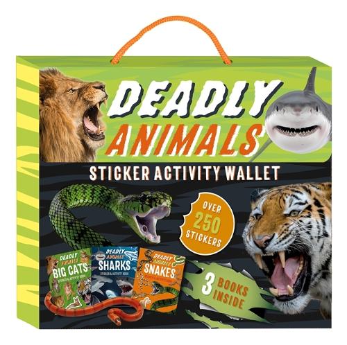 Deadly Animals Sticker Activity Wallet cover