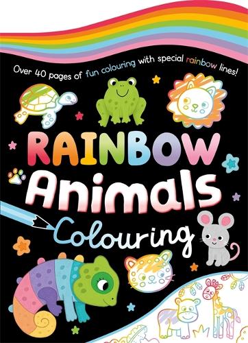 Rainbow Animals Colouring cover