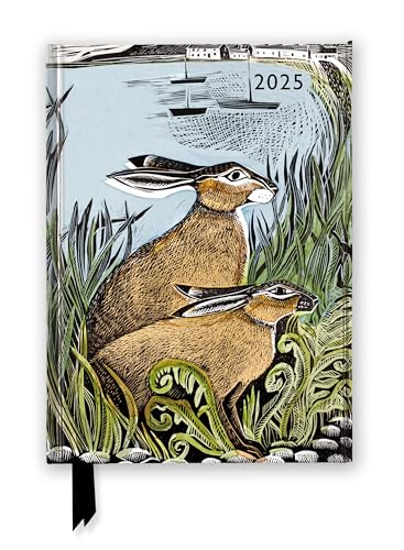 Angela Harding: Rathlin Hares 2025 Luxury Diary Planner - Page to View with Notes