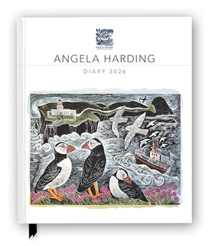 Angela Harding 2026 Desk Diary Planner - Week to View, Illustrated throughout