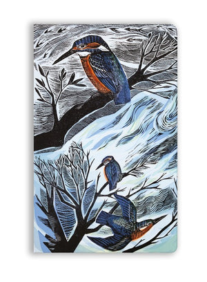 Angela Harding: Suffolk Kingfishers (Soft Touch Journal)