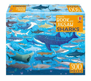 Usborne Book and Jigsaw: Sharks