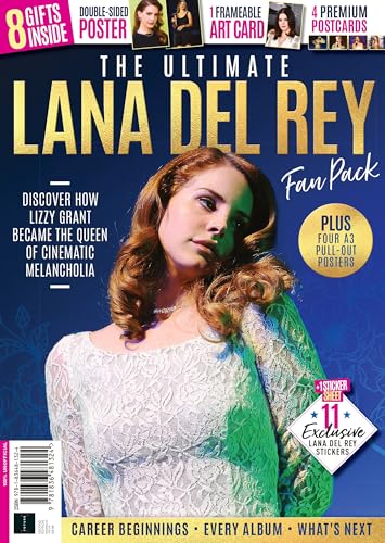 The Ultimate Lana Del Rey Fan Pack - featuring a double sided A2 poster; premium art card; 4 postcards; stickers
