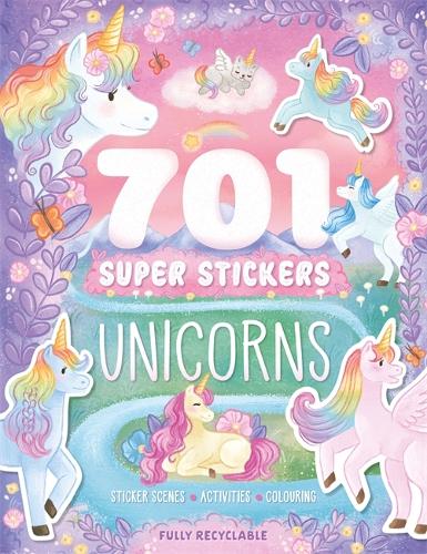 701 Super Stickers Unicorns cover