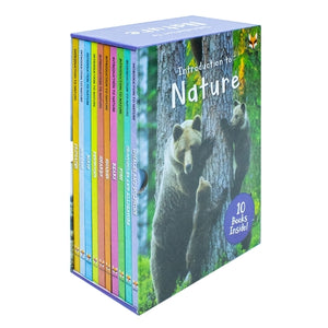 Children Introduction To Nature For Beginners 10 Hardback Book Collection Set: