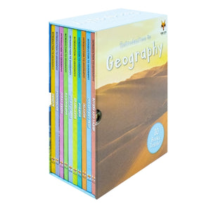 Childrens Introduction To Geography For Beginners 10 Hardback Book Collection Set: