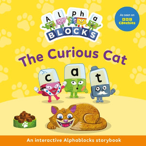 The Curious Cat: An Interactive Alphablocks Storybook 