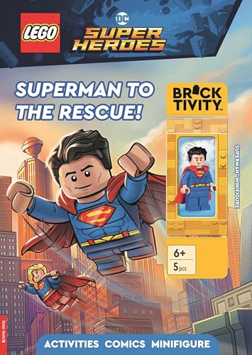 LEGO DC Super Heroes: Superman to the Rescue Activity Book (with Superman minifigure)