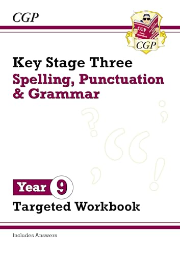 New KS3 Year 9 Spelling, Punctuation and Grammar Targeted Workbook (with answers)