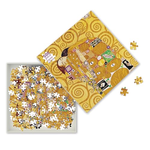 Adult Jigsaw Puzzle Gustav Klimt: Fulfilment (500 pieces) cover art