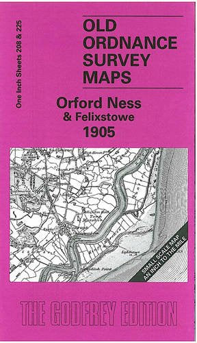 Orford Ness and Felixstowe 1905: One Inch Sheet 208