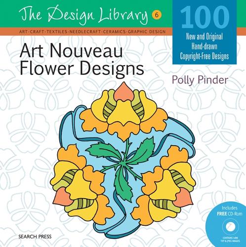 Design Library: Art Nouveau Flower Designs (DL06)| World of Books GB