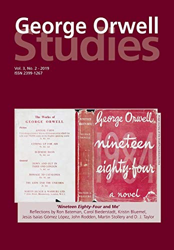 George Orwell Studies Vol.3 No.2 cover