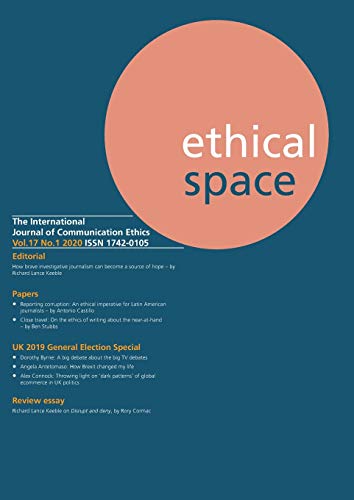 Ethical Space Vol.17 Issue 1 cover