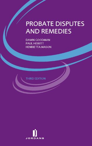Probate Disputes and Remedies