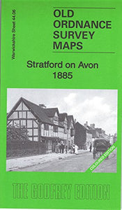 Stratford on Avon 1885: Warwickshire Sheet 44.06 