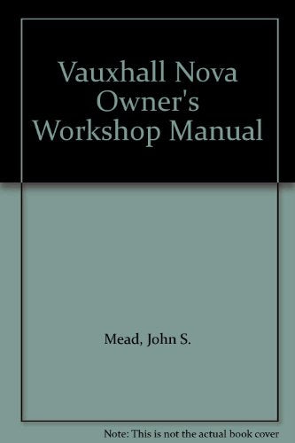 Vauxhall Nova Owner's Workshop Manual