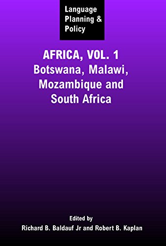 Language Planning and Policy in Africa, Vol 1