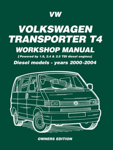 Volkswagen Transporter T4 Workshop Manual Diesel 2000 on