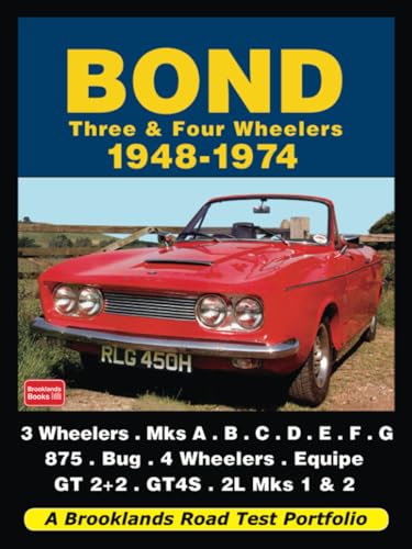 Bond Three & Four Wheelers 1948-1974 Road Test Portfolio By R M Clarke ...
