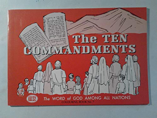 Ten Commandments Colouring Book